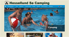 Desktop Screenshot of hessellundcamping.dk