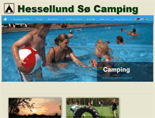 Tablet Screenshot of hessellundcamping.dk